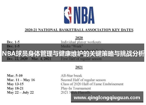 NBA球员身体管理与健康维护的关键策略与挑战分析